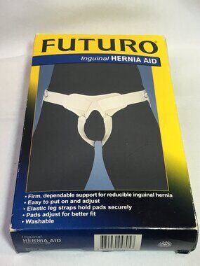 Futuro Inguinal Hernia Aid Size Large Open Box New White